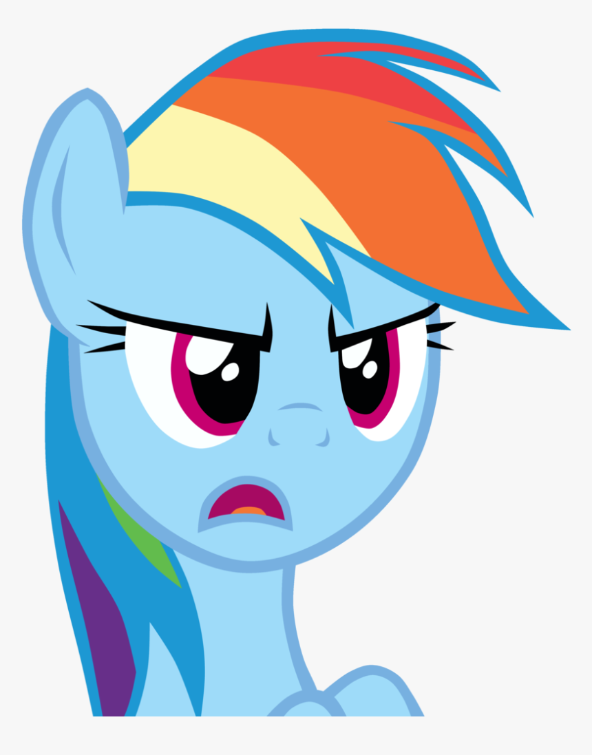 Artist Thunder Female - Rainbow Dash Doesn T Care, HD Png Download, Free Download