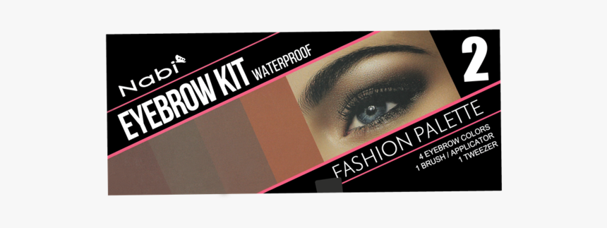 Nabi Eyebrow Kit Waterproof Fashion Palette - Breidablik, HD Png Download, Free Download