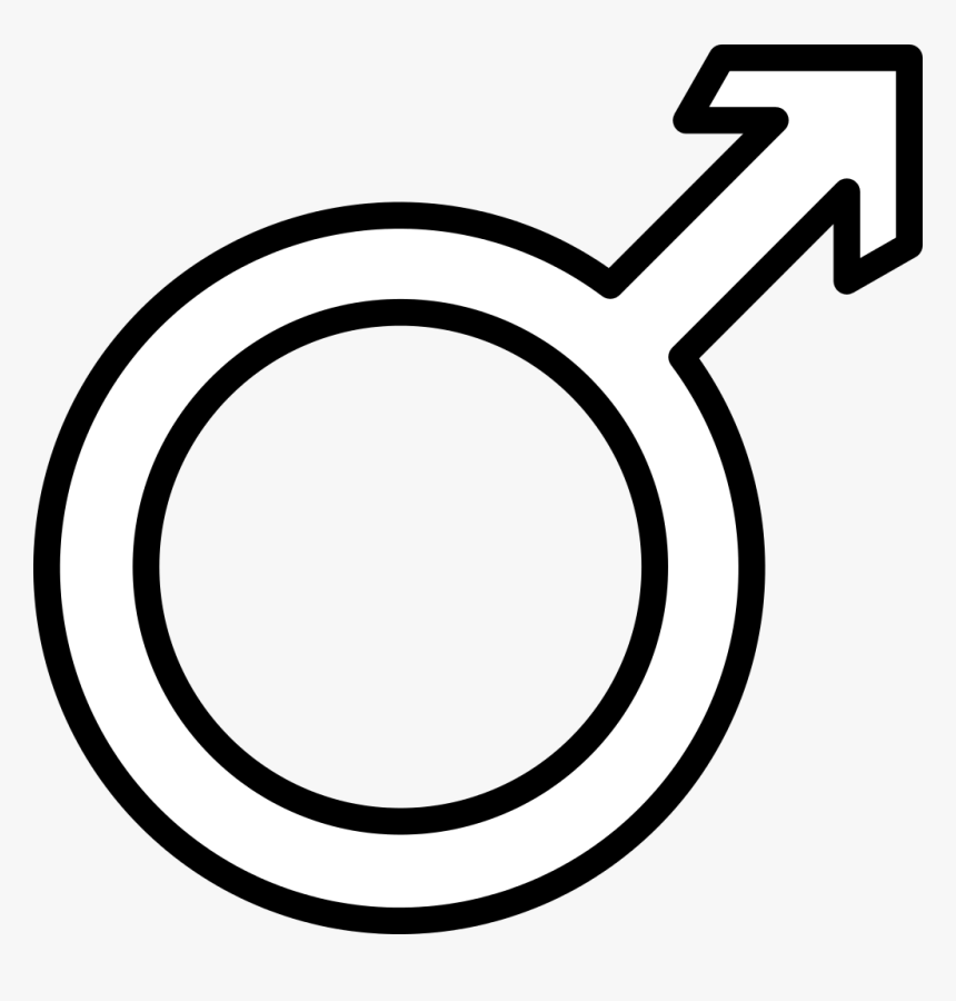 Boy, Man, Gender, Male, Sign, Symbol - Black And White Brain, HD Png Download, Free Download