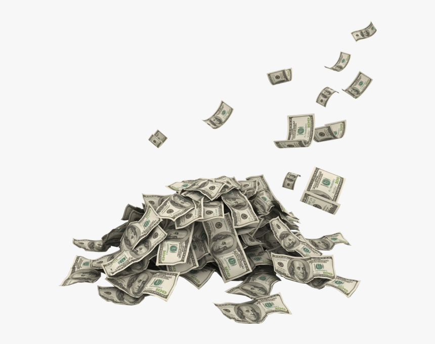 Money Banknote Finance Expense - Pile Of Money Png, Transparent Png, Free Download