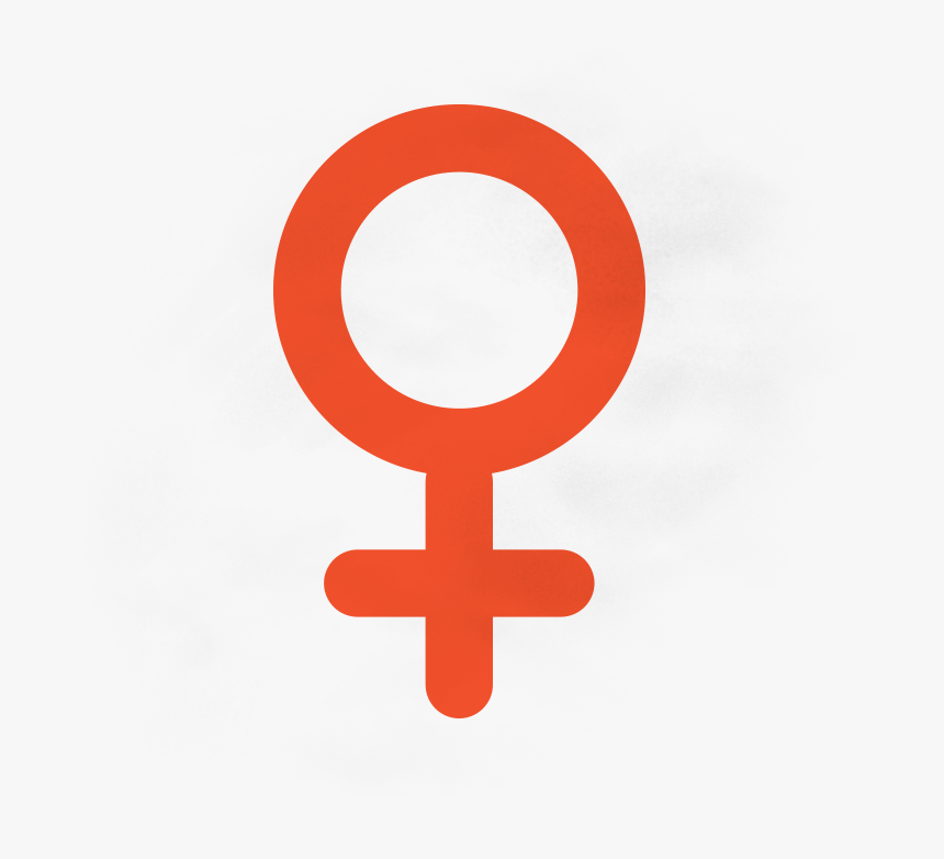 Woman And Man Symbol - Female Symbol Red Png, Transparent Png, Free Download