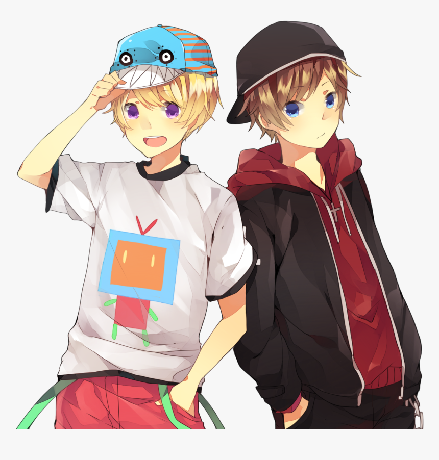 Two Anime Boys - Anime Boy Child, HD Png Download, Free Download