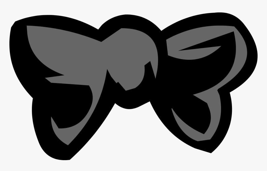 Black Bowtie - Club Penguin Bow Tie, HD Png Download, Free Download