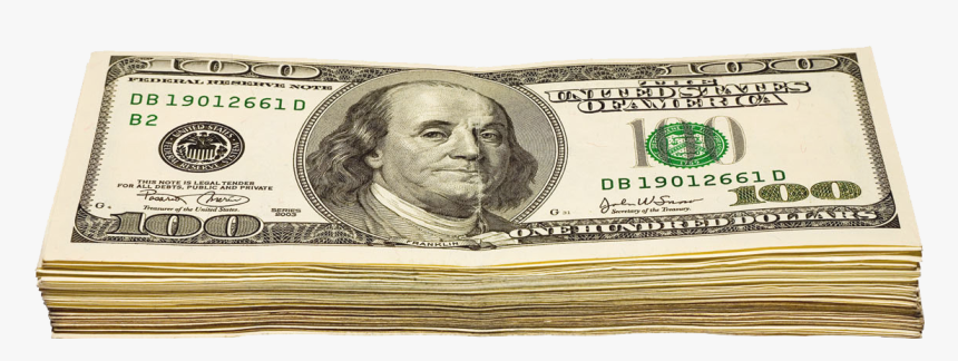 Wad Of Cash Png - Wad Of Dollars Png, Transparent Png, Free Download