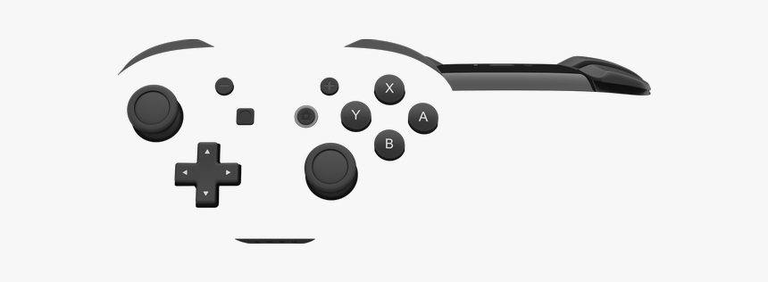 Nintendo Switch Pro Controller - Nintendo Switch White Pro Controller, HD Png Download, Free Download