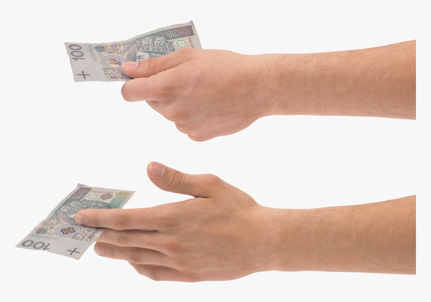 Hands Holding Money Png, Transparent Png, Free Download