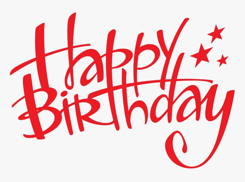 Happy Birthday Text Png Transparent - Happy Birthday Images Png, Png Download, Free Download