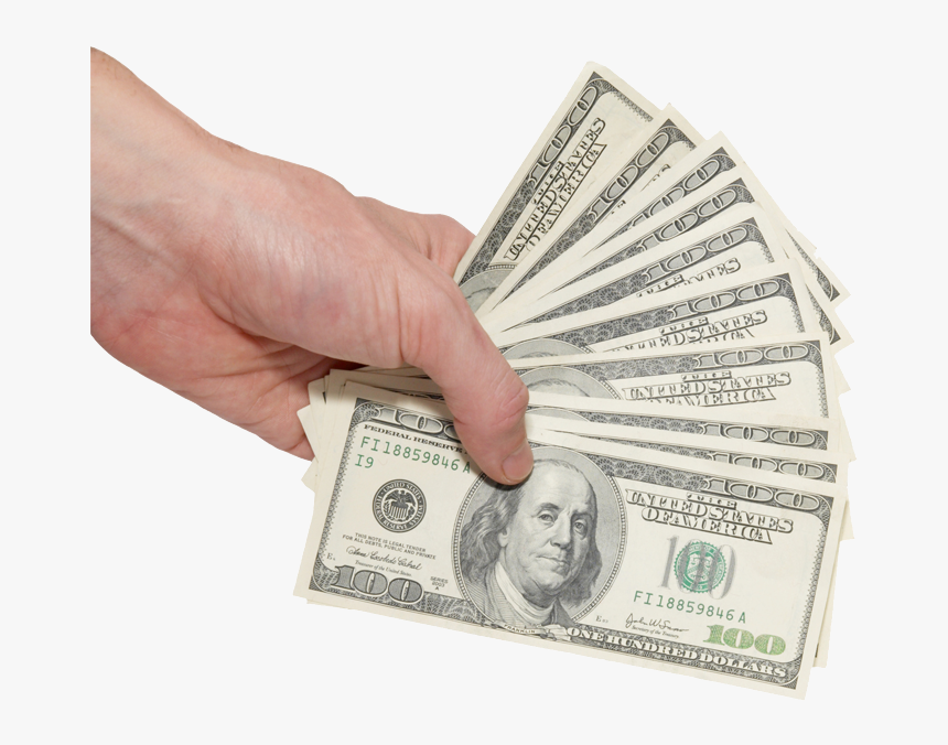 Hand With Money Png, Transparent Png, Free Download