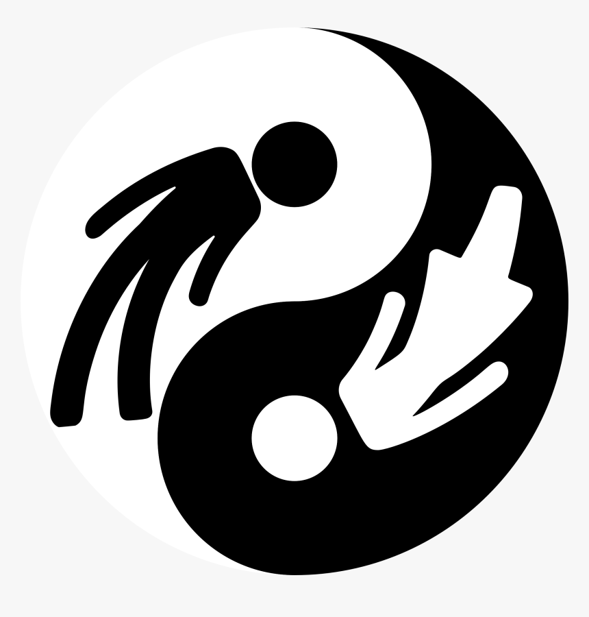 Yin, Yang, Emblem, Boy, Gender, Icon, Insignia, Male - Yin Yang Hombre Mujer, HD Png Download, Free Download