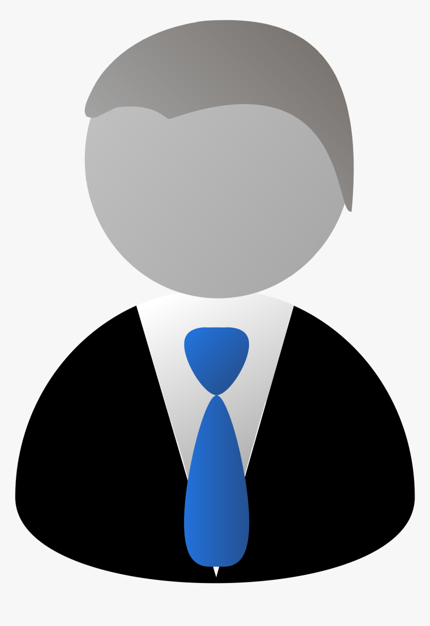 Faceless Man In Suit Icon Clip Arts - Person Clip Art, HD Png Download, Free Download