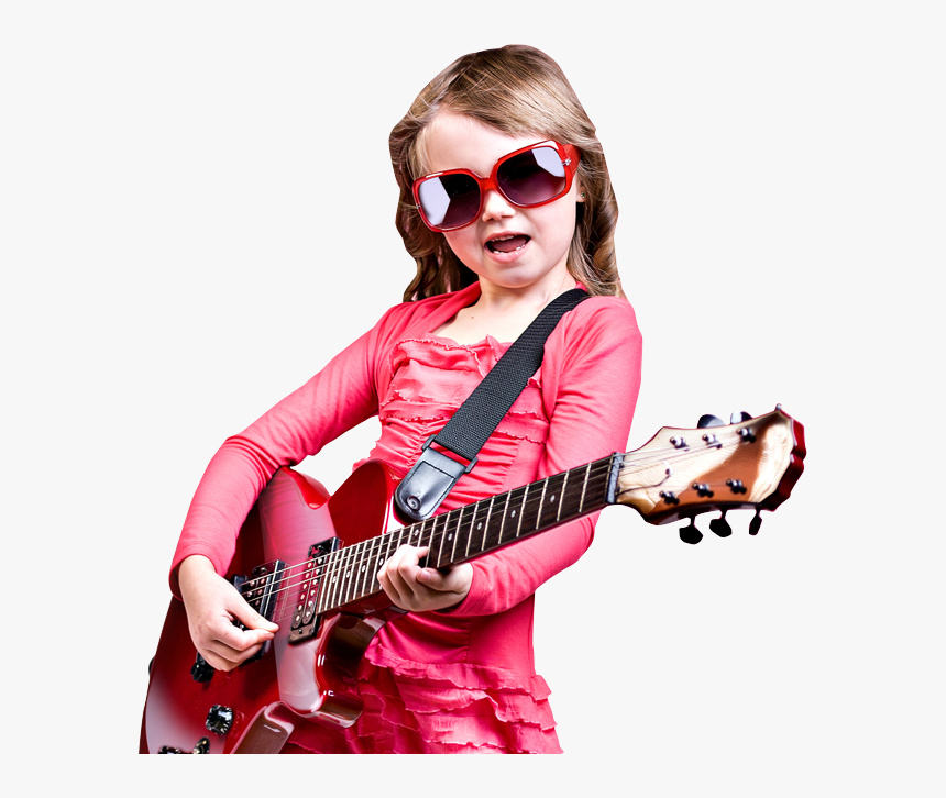 Kid Png With Guitar - Kids Guitar Png, Transparent Png, Free Download