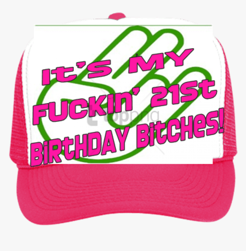 Yankees Hat Png Transparent Background - 21st Birthday Hat Png, Png Download, Free Download