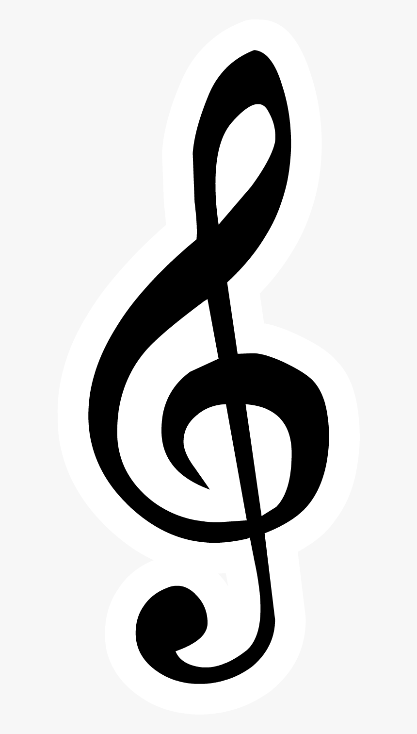 Musical Notes Png - G Clef Note Png, Transparent Png, Free Download