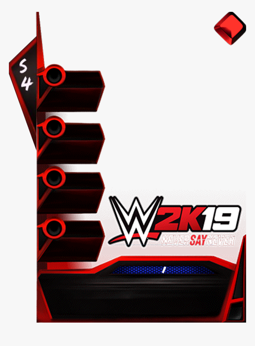 Wwe 2k18 Logo Png - Wwe Supercard Card Template Png, Transparent Png, Free Download