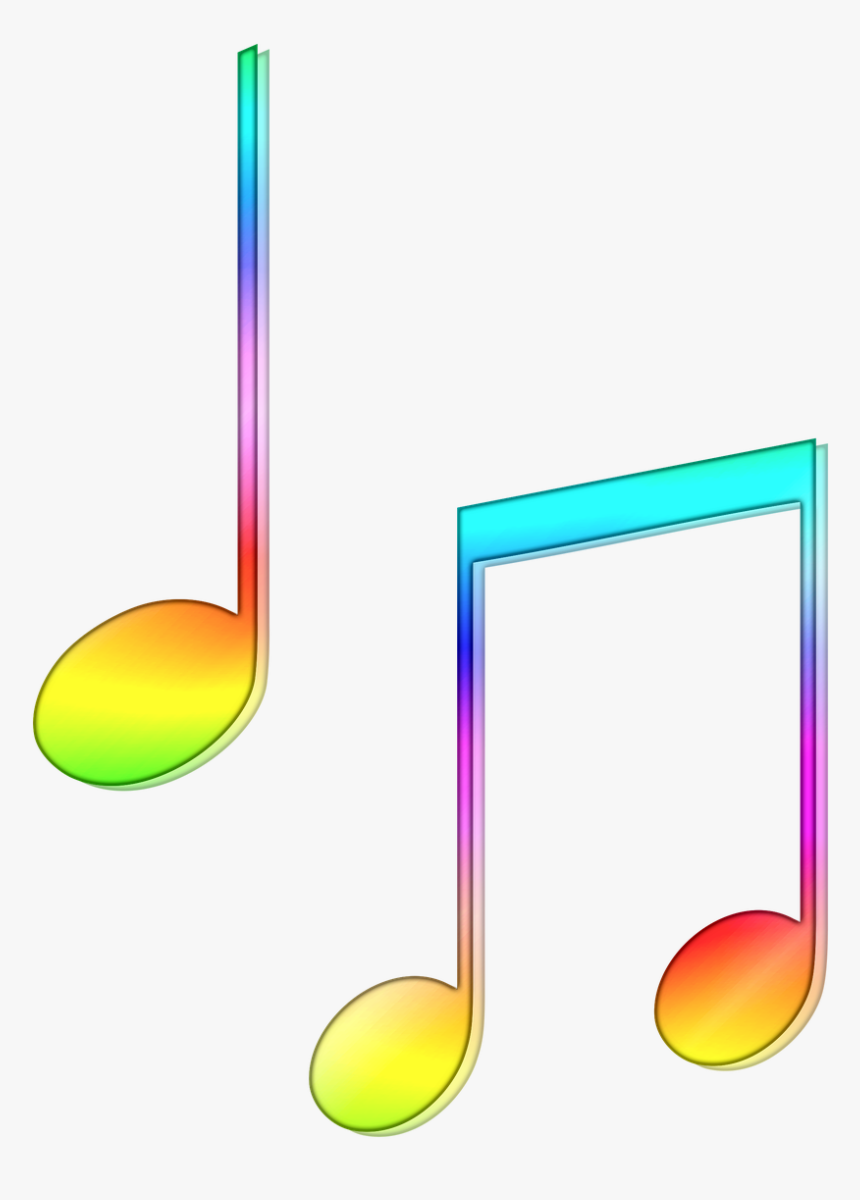 Transparent Colorful Music Notes Png, Png Download, Free Download