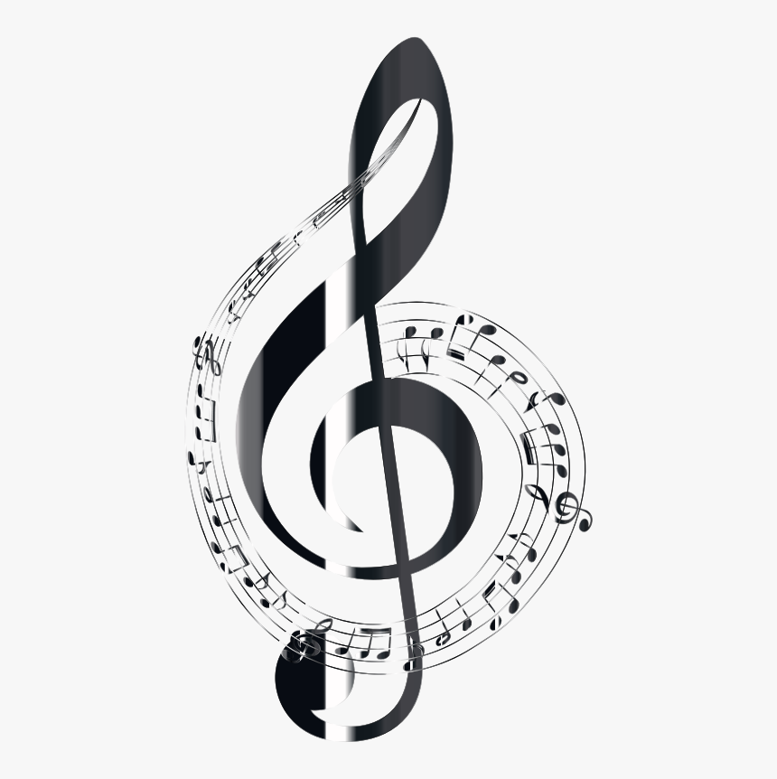 Clipart - Musical Notes With No Background, HD Png Download, Free Download