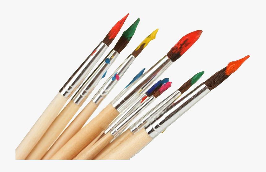 Gouache Paintbrush Painting - Paint Brushes Transparent Background, HD Png Download, Free Download