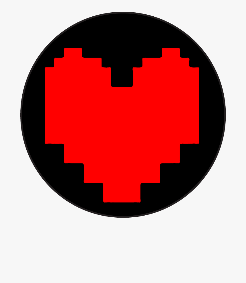 Redheartbutton Original - Pixel Heart, HD Png Download, Free Download