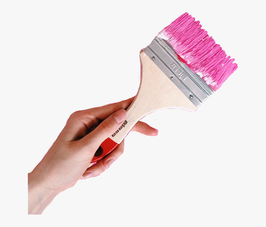 Hand Holding Paint Brush Painting Free Ⓒ - Picsart Painting Brush Png, Transparent Png, Free Download