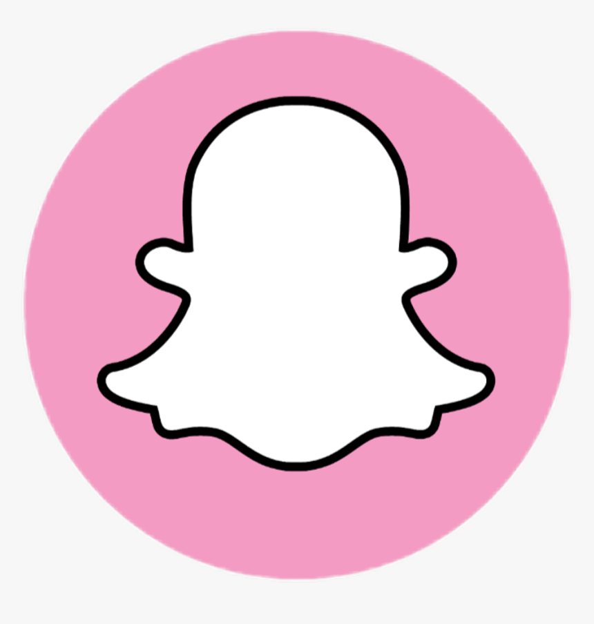 Snapchat Ghost Png - Transparent Pink Snapchat Logo, Png Download, Free Download