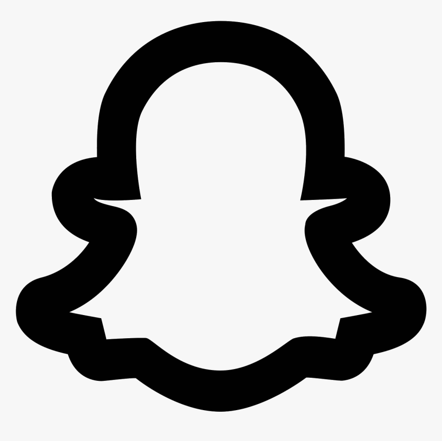 Snapchat White Png - Transparent Background Snapchat Icons, Png Download, Free Download
