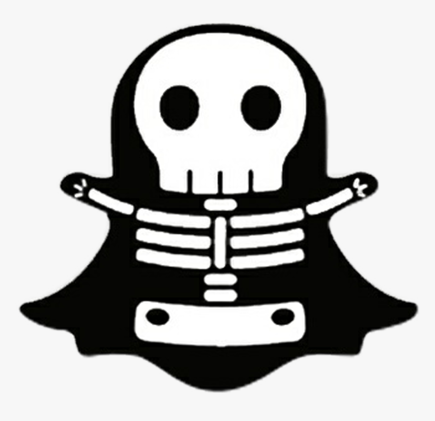 Snapchat Ghost Png - Sticker De Halloween Png, Transparent Png, Free Download