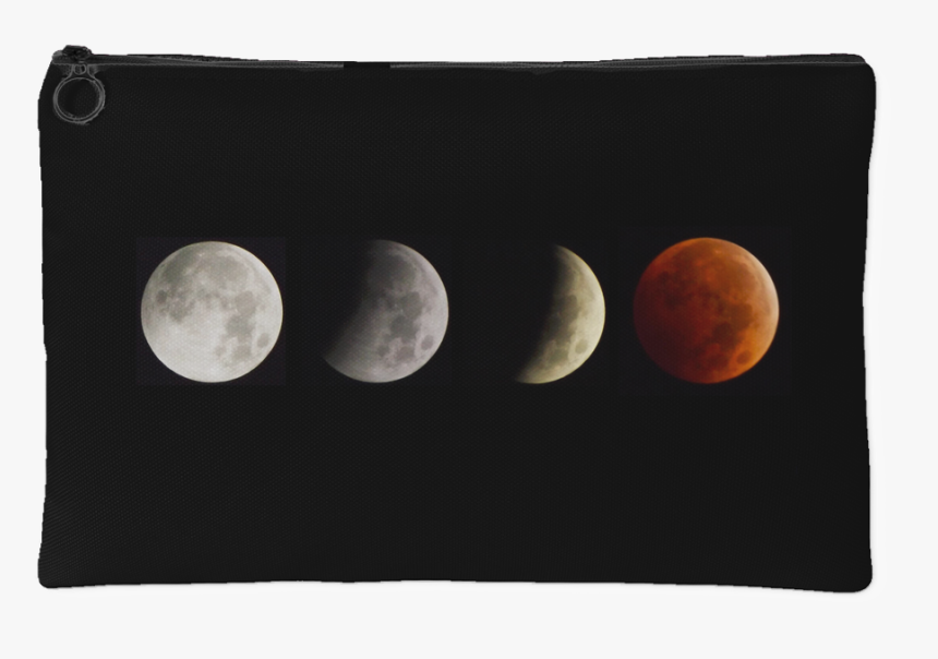 Blood Moon Png -blood Moon Lunar Eclipse Makeup Bag - Eclipse 31 January 2018, Transparent Png, Free Download