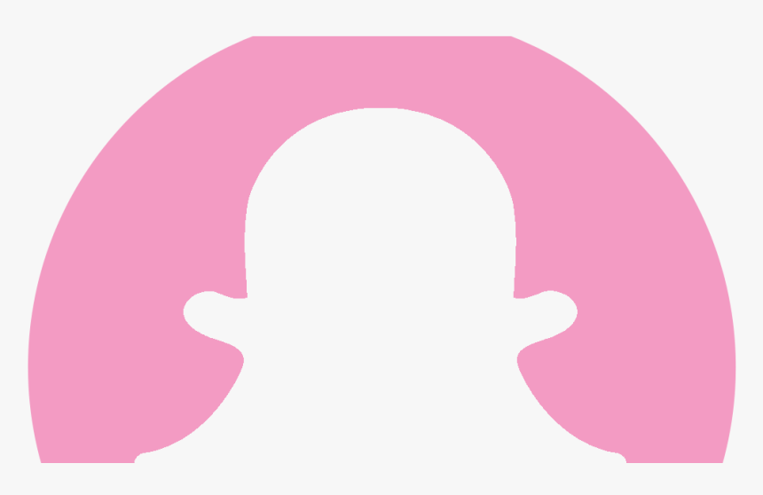 Transparent Pink Logo Png - Black Snapchat Logo Png, Png Download, Free Download