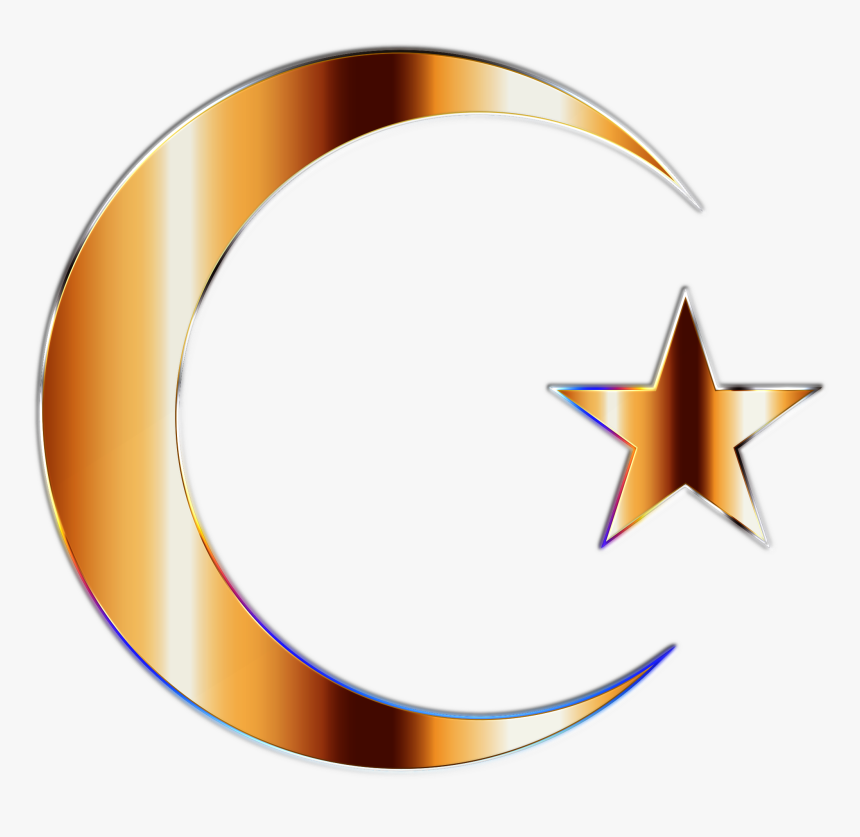 And Star Png Hd Transparent Images Pluspng - Clip Art Crescent Moon, Png Download, Free Download