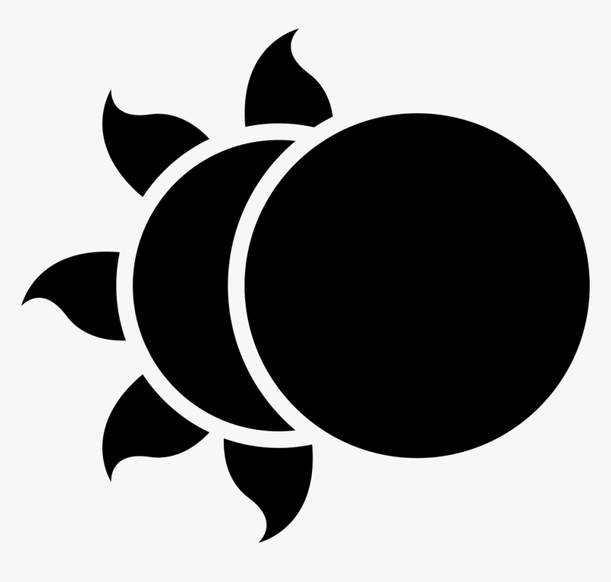 Download Hd Png File Svg Sun And Moon Silhouette Transparent Png Kindpng