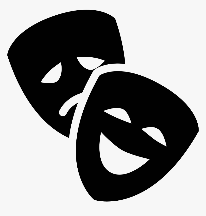 Musical Theatre Mask Drama Computer Icons - Theater Mask Png, Transparent Png, Free Download