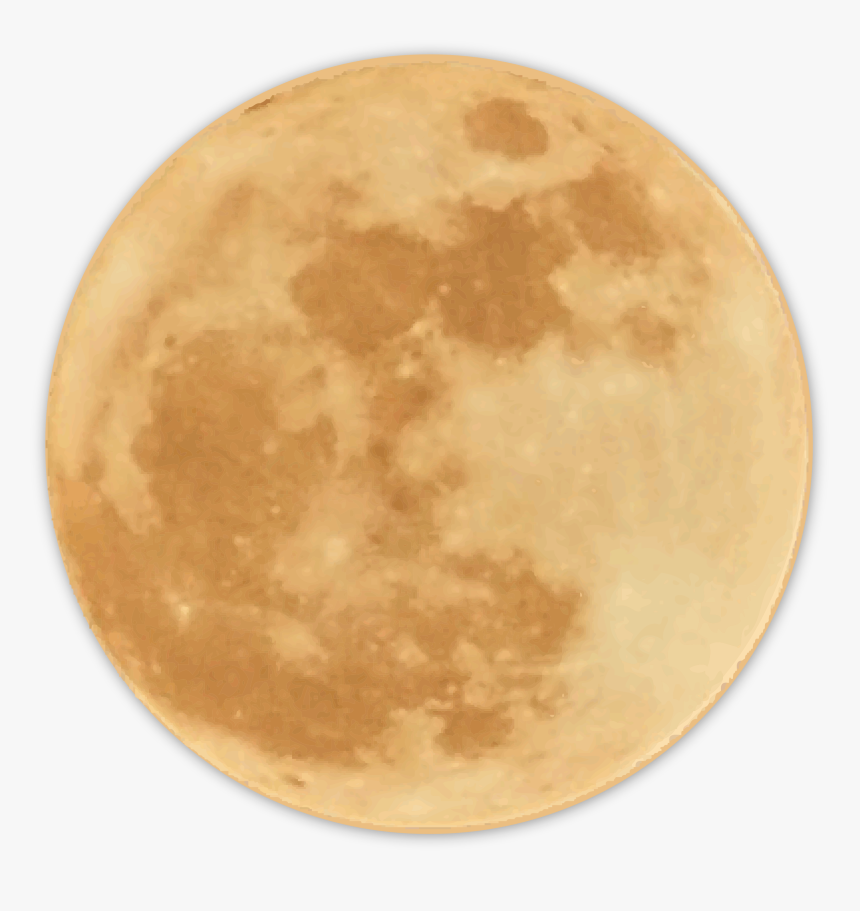 Transparent Full Moon Png - Big Yellow Full Moon Clipart, Png Download, Free Download