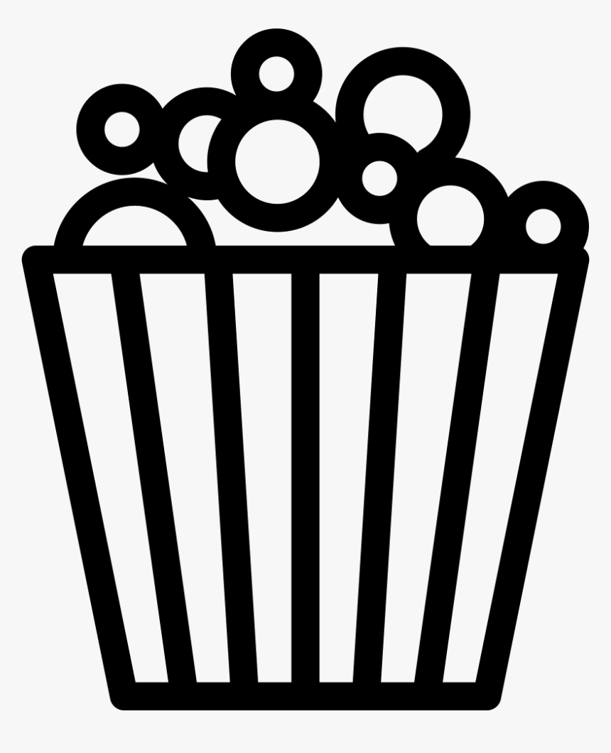 Cinema Popcorn Comments - Icono Cine Png, Transparent Png, Free Download