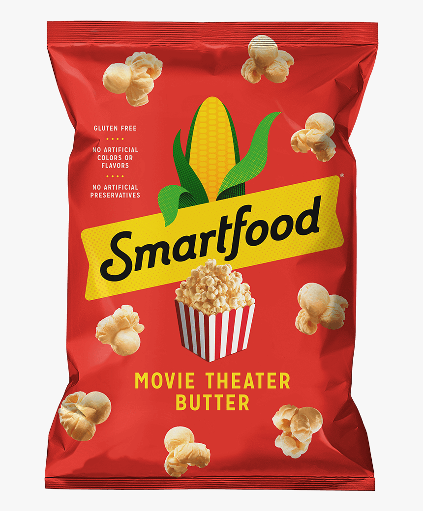 Smartfood® Movie Theater Butter Flavored Popcorn - Smartfood Popcorn New Logo, HD Png Download, Free Download