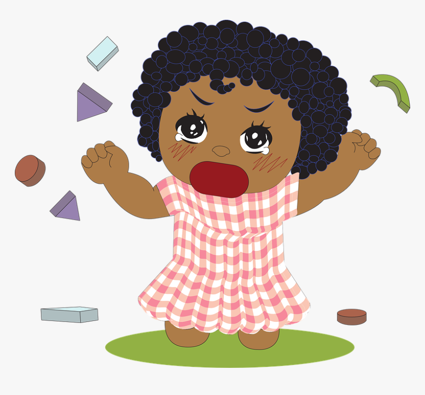 Girl Tantrum Clipart - Tantrum Png, Transparent Png, Free Download