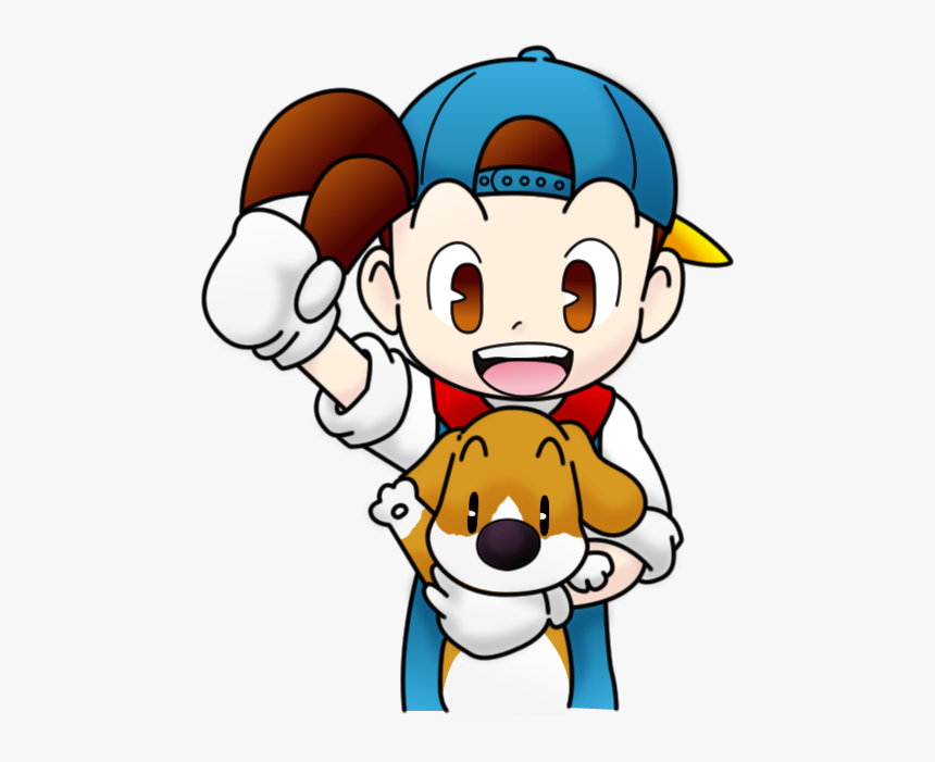 Moon Png Harvest - Harvest Moon Back To Nature Character, Transparent Png, Free Download