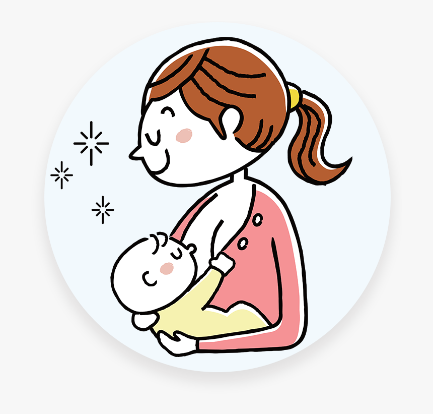 Prenatal Group Care Information - Breast Feeding Cartoon Png, Transparent Png, Free Download
