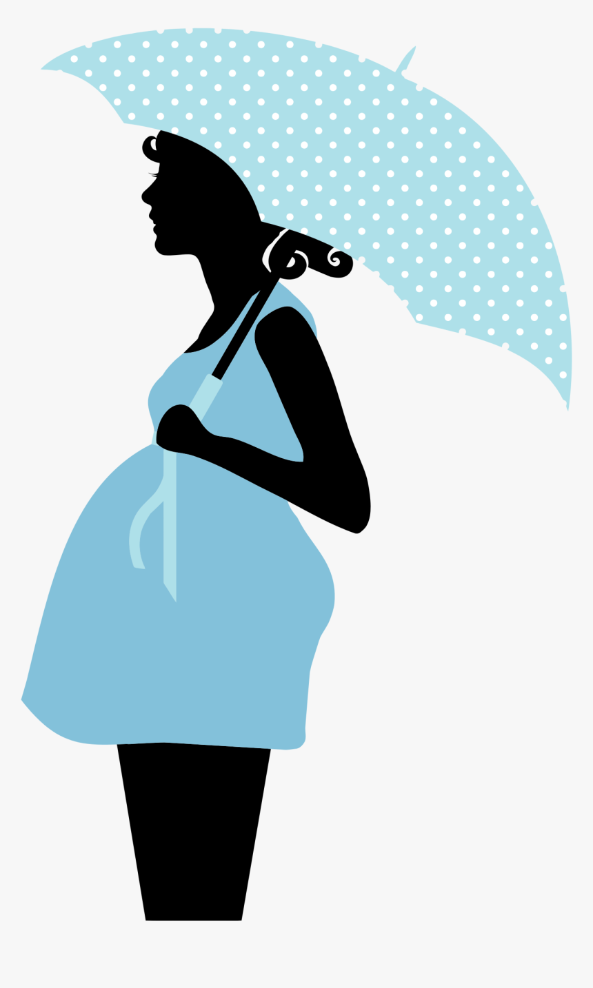 Mother Vector Pregnant Baby - Baby Shower Pregnant Woman Silhouette Clip Art Png, Transparent Png, Free Download