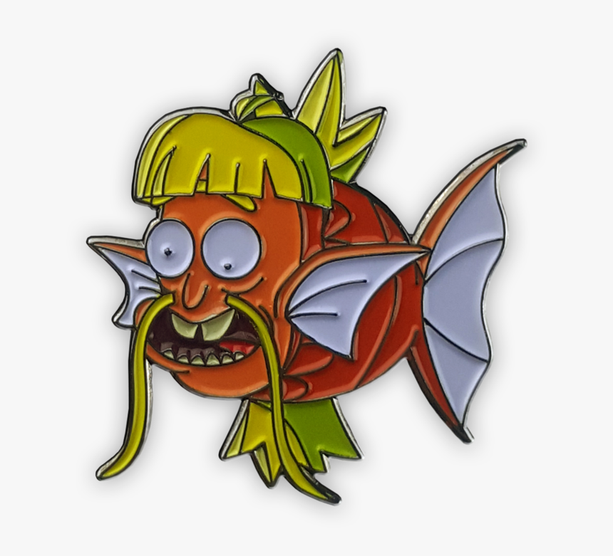 Magikarp/dofus Rick Mashup Pin Badge - Cartoon, HD Png Download, Free Download