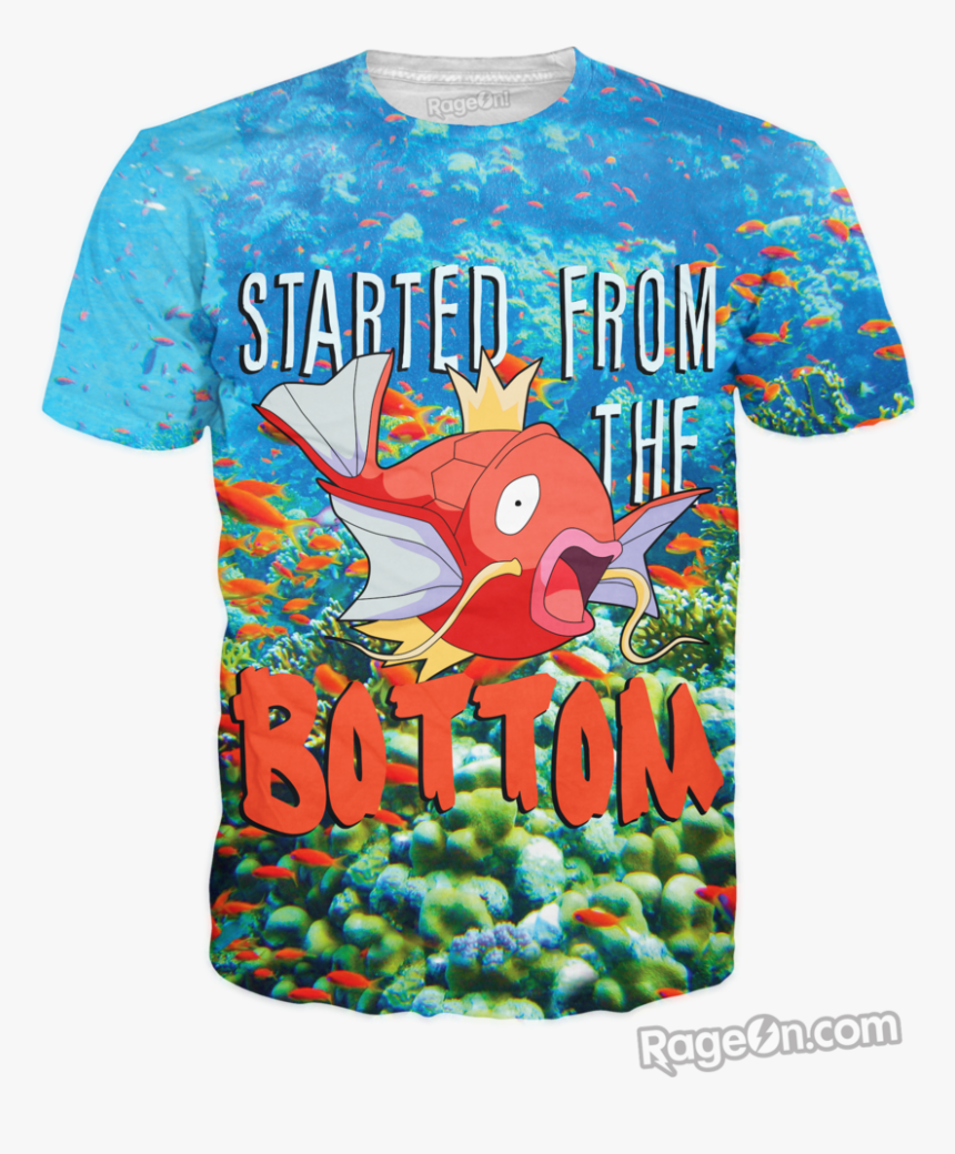 Magikarp T-shirt - Active Shirt, HD Png Download, Free Download