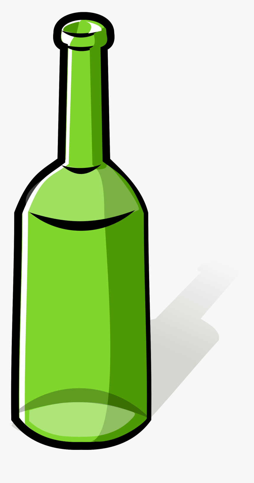 Clip Art Cartoon Beer Bottles - Clip Art Glass Bottle Png, Transparent Png, Free Download