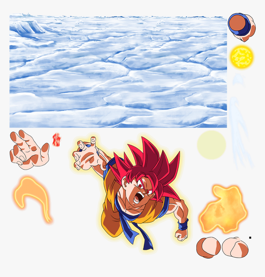 Boiling Power Super Saiyan God Goku, HD Png Download, Free Download