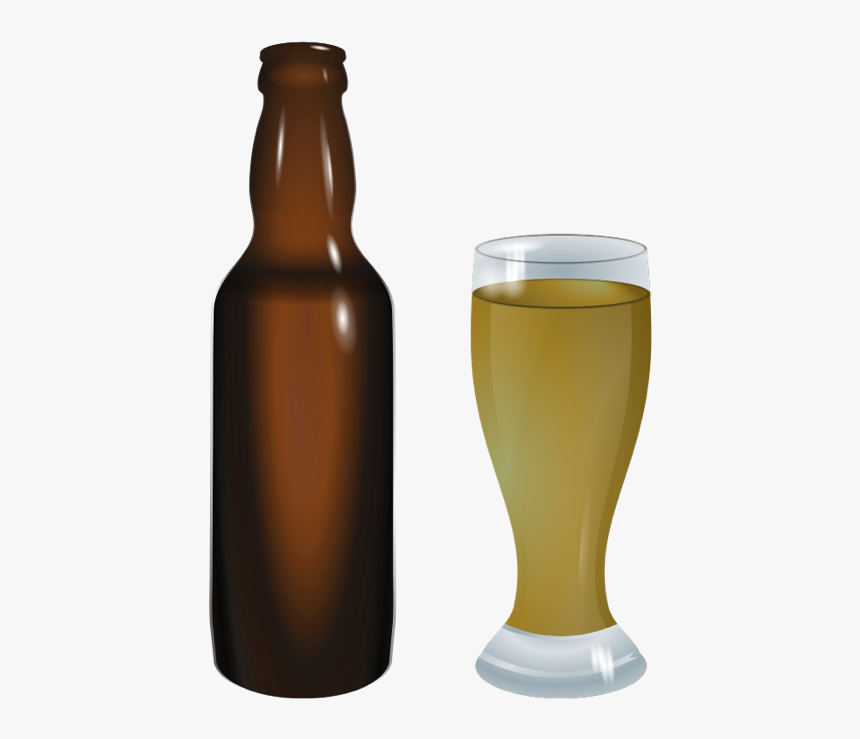 Beer - Brown Beer Bottle Cartoon, HD Png Download, Free Download