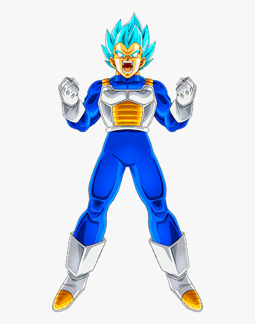 Vegeta Super Saiyan Blue Artwork - Blue Vegeta Power Up, HD Png Download, Free Download