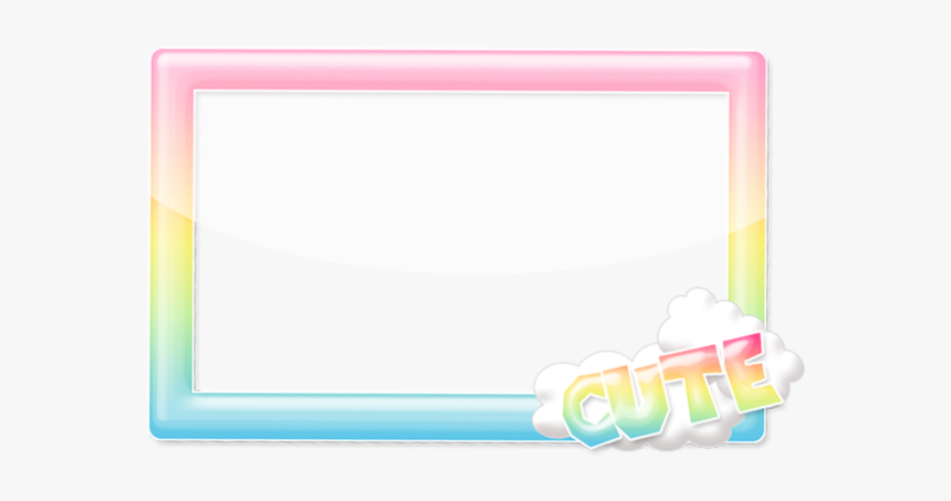 Kawaii Border Png - Kawaii Frames, Transparent Png, Free Download