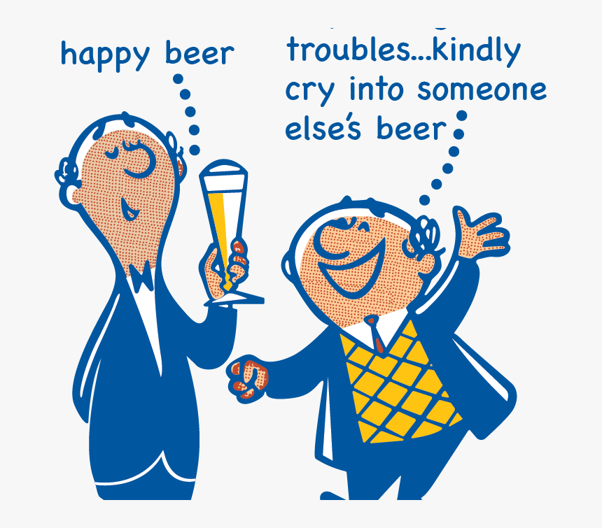 Transparent Cartoon Beer Png - Cry Into A Beer, Png Download, Free Download