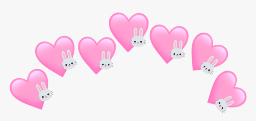 Heart Pinkheart Hearts Crown Tumblr Kawaii Pink - Png Kawaii Pink Heart, Transparent Png, Free Download