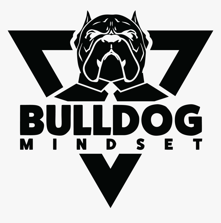 Bulldog Mindset Logo - Black Bull Dog Logo, HD Png Download, Free Download