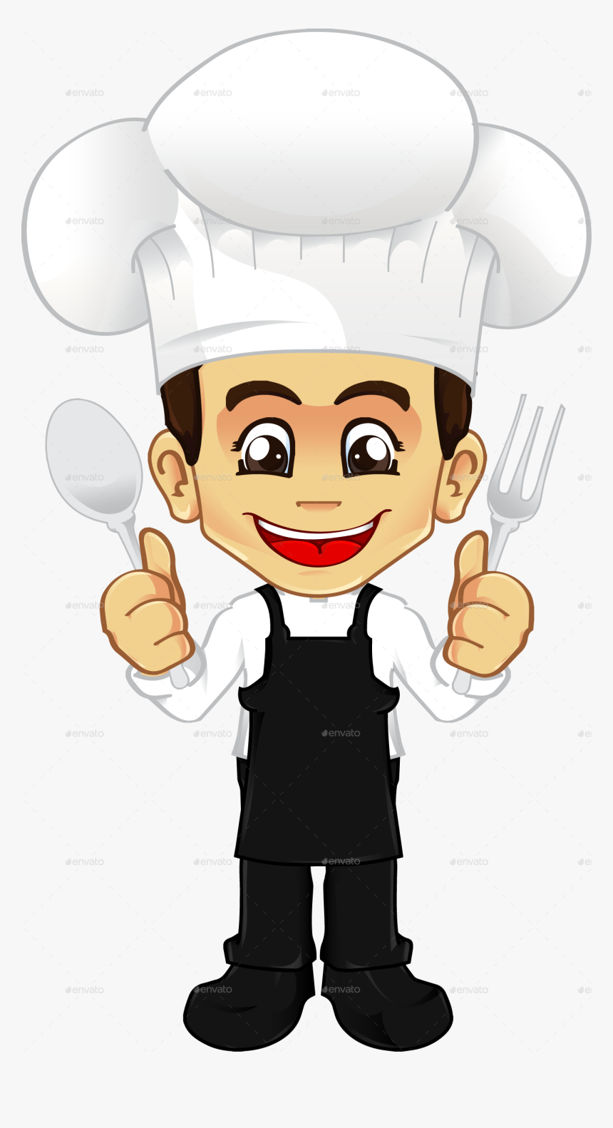 Transparent Chinese Boy Clipart - Cartoon Transparent Chef Png, Png Download, Free Download