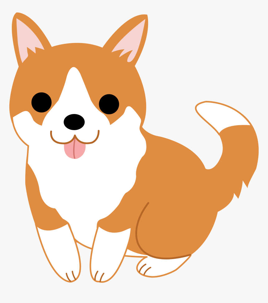 Cute Kawaii Animal Clipart - Transparent Background Dog Clipart, HD Png Download, Free Download